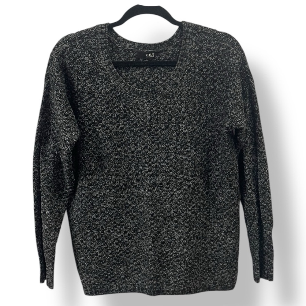 a.n.a. A New Approach- Black and Gray Sweater